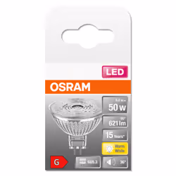Osram STAR lampada LED Bianco caldo 2700 K 8 W GU5.3 G - Vista aggiuntiva 4