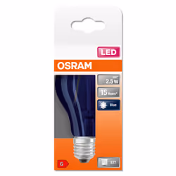 Osram STAR lampada LED Blu 9000 K 2,5 W E27 G - Vista aggiuntiva 4