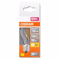 Osram STAR lampada LED Bianco caldo 2700 K 5,5 W E27 D - Vista aggiuntiva 4