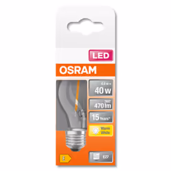 Osram STAR lampada LED Bianco caldo 2700 K 4 W E27 E - Vista aggiuntiva 4