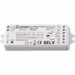 Regolatore con tecnologia a radiofrequenza. Caratteristiche del prodotto: Ricevitore radio master LED 2,4 GHz. 5 canali per a ...
