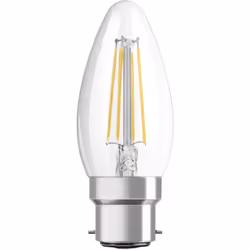 Lampade LED, forma classica a candela. Caratteristiche prodotto: Lampade LED professionali a tensione di rete. Non dimmerabil ...