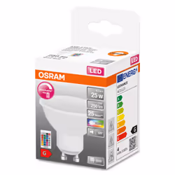 Osram STAR+ RGBW lampada LED Multi, Bianco caldo 4,2 W GU10 G - Vista aggiuntiva 7