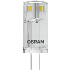 Led base, lampada pin con attacco G4, 0,90 w, sostituzione per lampadina convenzionale da 10 w, bianco caldo (2700 k), confezione da 3 - Osram