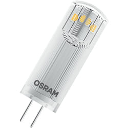 Led base pin G4 12 v / Lampada led: G4, 1,80 w, 20W equivalenti, chiara, bianco caldo, 2700 k, - Confezione da 3 - Osram