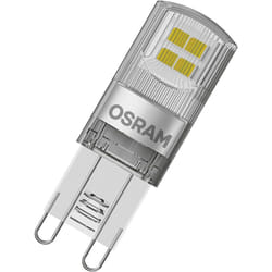 Led base pin G9 / Lampada led: G9, 1,90 w, 20W equivalenti, chiara, bianco caldo, 2700 k, Confezione da 3 - Osram