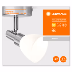 LEDVANCE SPOT Faretto d'illuminazione da superficie G9 LED 1,9 W F