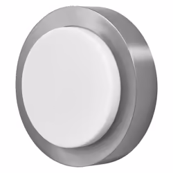 LEDVANCE ENDURA Style Disc, Illuminazione da parete da esterno, Acciaio, Policarbonato (PC), Acciaio inox, IP44, Entrata, Fac ...