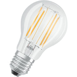 Lampada led dimmerabile Superstar con resa cromatica particolarmente elevata (CRI90), E27-base Ottica del filamento ,Bianco freddo (4000K), 1055 Lm
