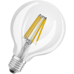 Osram - Lampada led dimmerabile Superstar con resa cromatica particolarmente elevata (CRI90), E27-base Ottica del filamento ,Bianco caldo (2700K),
