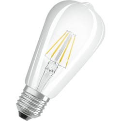 Lampada led dimmerabile Superstar con resa cromatica particolarmente elevata (CRI90), E27-base Ottica del filamento ,Bianco freddo (4000K), 730 Lm