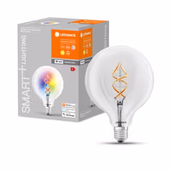 LEDVANCE SMART+ WiFi Filament Globe RGBW Lampadina intelligente Wi-Fi 4,5 W - Vista aggiuntiva 4