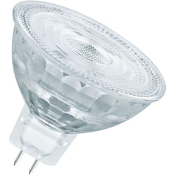 Lampada led dimmerabile Superstar con resa cromatica particolarmente elevata (CRI90), GU5.3-base vetro trasparente ,Bianco freddo (4000K), 350 Lm