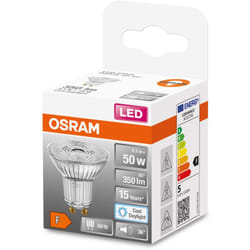 Osram - led Star PAR16 50 led lampada riflettore con 36 gradi di angolo di visione, base GU10, bianco luce del giorno (6500K), sostituzione per le