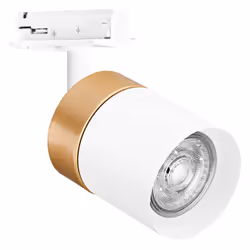 LEDVANCE Tracklight Spot Cylinder, Faretto per illuminazione ferroviaria, GU10, 1 lampadina(e), Oro, Bianco