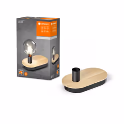 LEDVANCE 941700740 lampada da tavolo E27 Legno