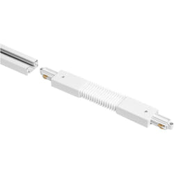 Ledvance - tracklight connettore di alimentazione flessibile opzionale, bianco, per sistema a binario di alimentazione, design moderno in stile loft,