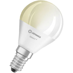 Ledvance - Lampada led intelligente con tecnologia WiFi, attacco E14, dimmerabile, bianco caldo (2700 k), sostituzione per 40W, smart+ WiFi Mini Bulb