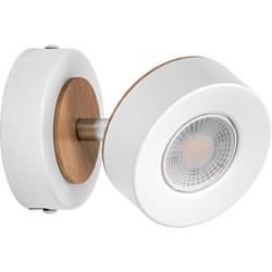 LEDVANCE DECOR SPOT PLUTO 4.8W, 300lm, bianco, faretto, teste orientabili, utilizzo versatile, faretto per interni, luce calda, ottica di alta