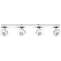 Ledvance - decor spot pluto 19,2W, 1.250lm, bianco, faretto, teste orientabili, utilizzo versatile, faretto per interni, luce calda, ottica di alta