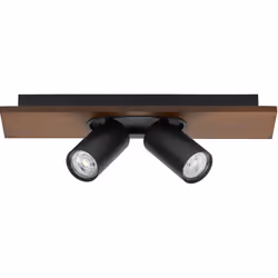 Plafoniera da soffitto realizzata in diversi materiali con faretti GU10 flessibili e dimmerabili. Caratteristiche del prodott ...