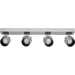 Ledvance - decor spot jupiter 22W, 730lm, argento, faretto, teste orientabili, utilizzo versatile, faretto per interni, luce calda, ottica di alta