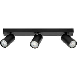 Ledvance - led spot octagon 3 x 3,4W, GU10, 690lm, nero, temperatura colore 2.700K, luce calda, lampada led intercambiabile, ideale per interni, cri