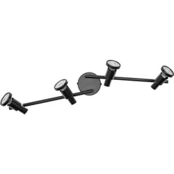 LEDVANCE LED SPOT GU10: 4 x 3,4W, 920lm, nero, temperatura colore 2700K, luce calda, design senza tempo, lampadina LED intercambiabile, ideale per