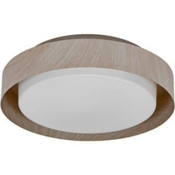 Ledvance - Deckenleuchte led orbis madrid 29cm 2xE27, Holz