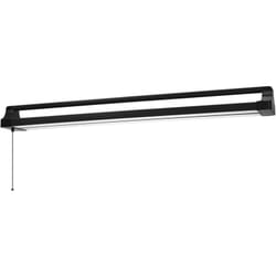 Ledvance - Plafoniera da ufficio office line nera con corpo luminoso rotante e interruttore a tirante, lunga 1,1 m, 42 w / 4000 lm, bianco freddo