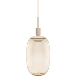 Ledvance - Lampada vintag da soffitto a sospensione, beige, scenari luminosi personalizzati, acciaio inossidabile, design moderno, cavo tessile da 2