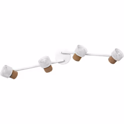 Plafoniera da soffitto realizzata in diversi materiali con faretti GU10 flessibili e dimmerabili. Caratteristiche del prodott ...