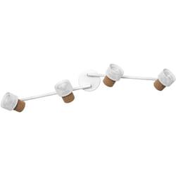 Ledvance - decor spot cork 4 x 3,4W, 920lm, bianco, faretto, teste orientabili, utilizzo versatile, faretto per interni, led sostituibili,