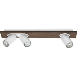 Ledvance - decor spot mercury 3 x 3,4W, 690lm, aspetto legno, bianco, faretto, teste orientabili, utilizzo versatile, faretto per interni, lampade
