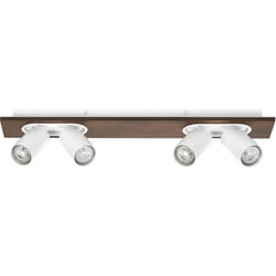 LEDVANCE DECOR SPOT MERCURY 4 x 3,4W, 920lm, aspetto legno, bianco, faretto, teste orientabili, utilizzo versatile, faretto per interni, lampade LED