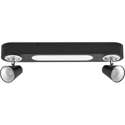 Ledvance - decor spot neptune: 20W, 635lm, nero, faretto, teste orientabili, uso versatile, faretto per interni, luce calda, aspetto di alta qualità,