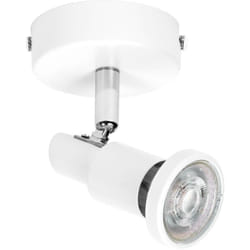 Led spot GU10: 1 x 3,4W, 230lm, bianco, temperatura colore 2700K, luce calda, design senza tempo, lampadina led intercambiabile, ideale per interni,