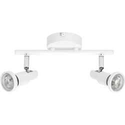LEDVANCE LED SPOT GU10: 2 x 3,4W, 460lm, bianco, temperatura colore 2700K, luce calda, design senza tempo, lampadina LED intercambiabile, ideale per