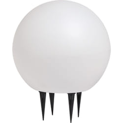 Ledvance - endura hybrid ball Lampada da parete ibrida per esterni, 2 w, 180 lm, luce bianca calda, 3000 k, bianco, plastica, IP44 e IP67, solare e