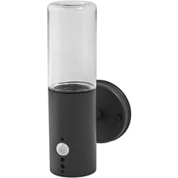 Ledvance - endura classic figo cyl w sen Lampada da parete per esterni, grigio scuro, installazione facile e veloce, IP44, rilevatore di movimento,