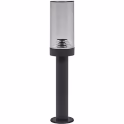 Paletti e applique con corpo in acciaio inox e alluminio grigio scuro e attacco E27. Caratteristiche del prodotto: custodia i ...