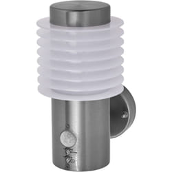 Ledvance - endura style rondo wall sen Lampada da parete per esterno, 9,5 w, 700 lm, acciaio inossidabile, rilevatore di movimento, sensore di luce,
