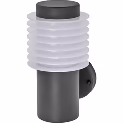 Lampade da parete con corpo in acciaio inox, diffusore opaco e sensore opzionale. Caratteristiche del prodotto: opzioni di ri ...