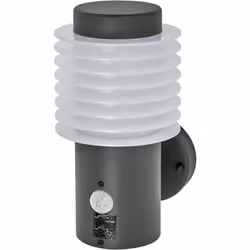 Lampade da parete con corpo in acciaio inox, diffusore opaco e sensore opzionale. Caratteristiche del prodotto: opzioni di ri ...