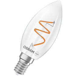 Vintage 1906 Classic is a warm white, dimmable led lamp in the shape of a mini candle with a spiral filament. It offers 3.1 W, 300 lm, E14 socket,