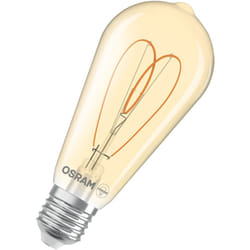 OSRAM Vintage 1906 Edison è una lampada LED bianca calda dimmerabile a forma di lampadina Edison con filamento. Offre 4,9 W per 470 lm, attacco E27,