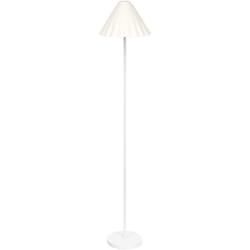 Ledvance - luce da terra Decor Pulp, col. bianco, in metallo e cartapesta, E14, dimmerabile, altezza 1505 mm, paralume in materiale riciclato,