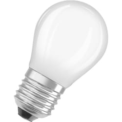 Dalla classica forma mini-sferica, con filamento led decorativo dal design satinato, classe di efficienza energetica a, E27, 1,2 w, 255 lm, 2700 k,