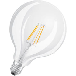 Lampada led Star Globe dalla classica forma sferica, 7 w / 806 lm, 4000 k per luce bianca fredda, cri 80, vetro trasparente senza piombo, attacco