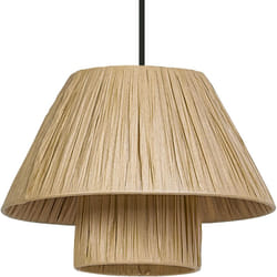 Ledvance - Lampada a sospensione Décor Hut in carta di bambù 280 E27 Marrone
